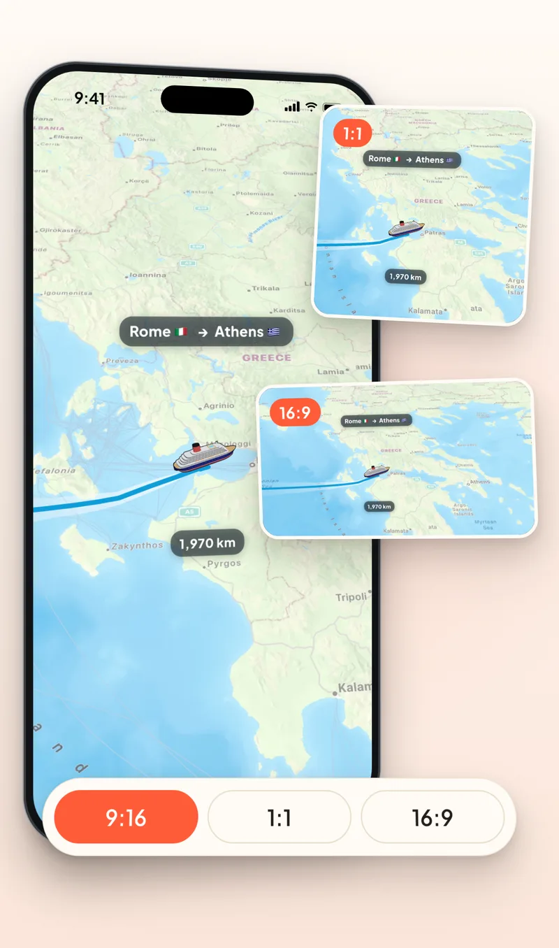 Trip Motion screen: Made for every feed, up to 4K