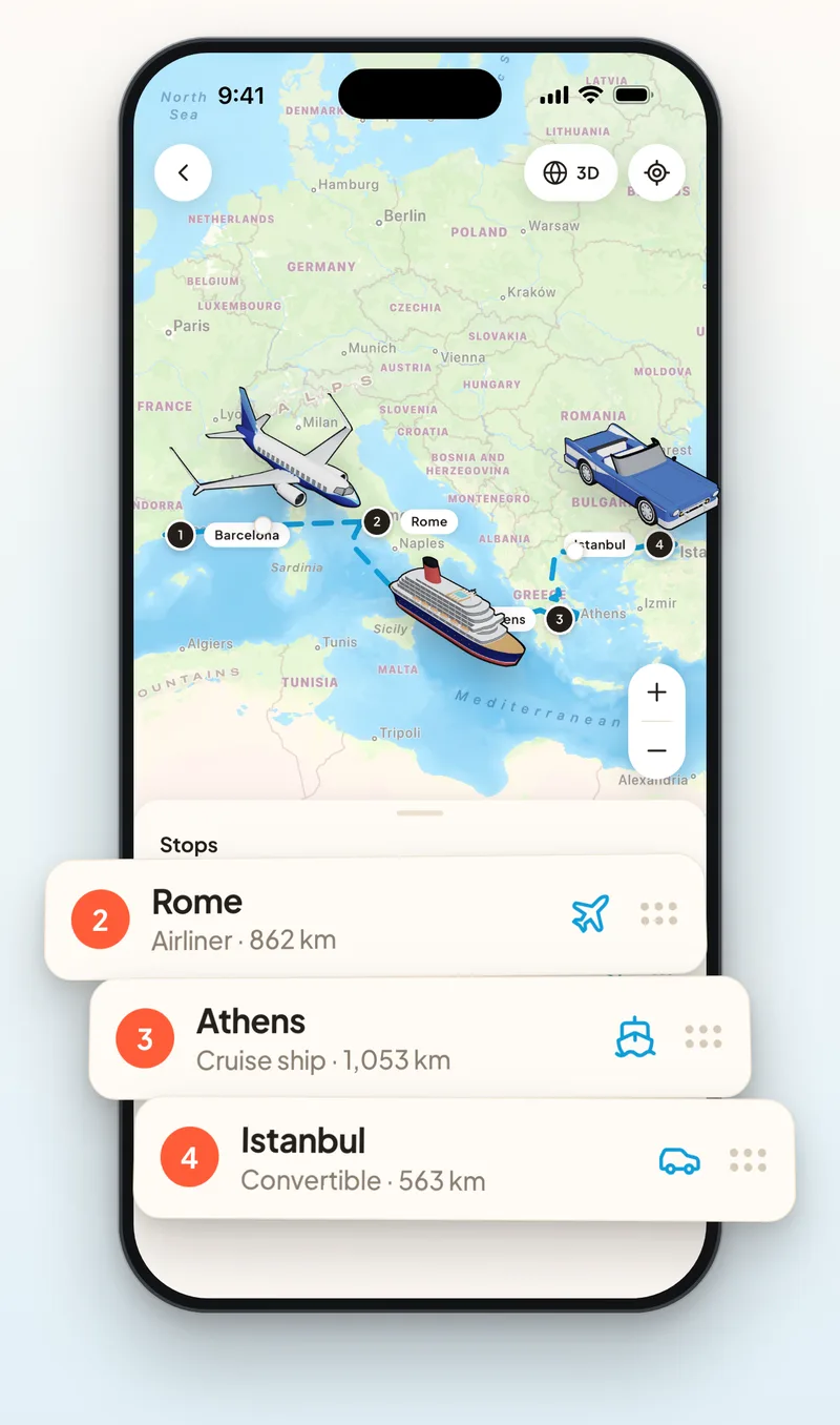 Trip Motion screen: Mix every ride in one video